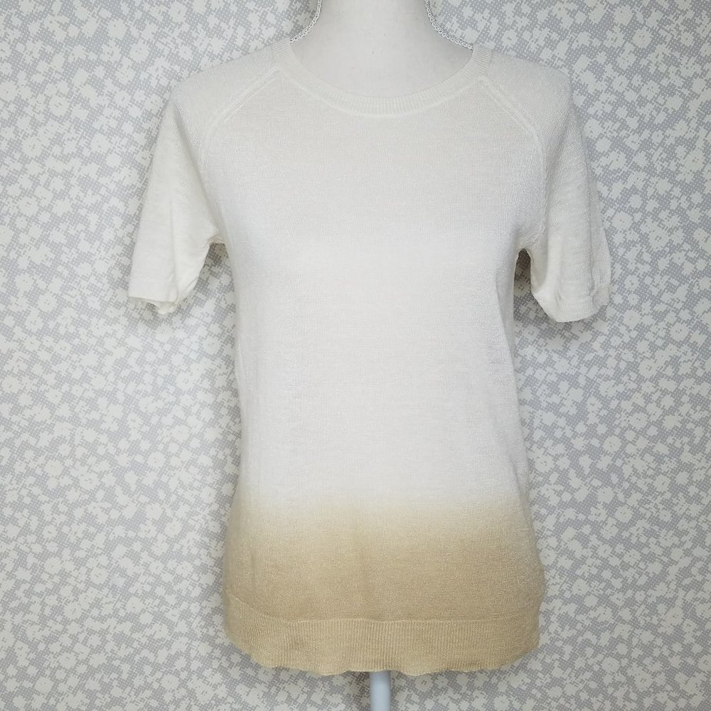 Theory Ombre Linen Blend Sweater